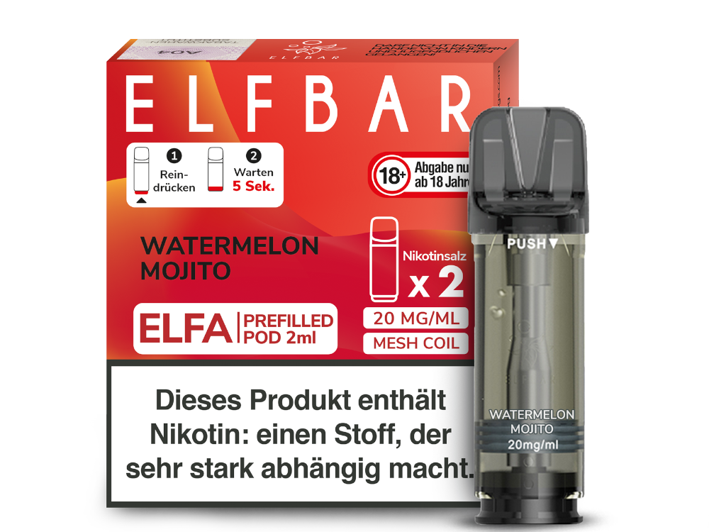 Watermelon Mojito Pods de ELFA Elfbar acheter en gros Watermelon Mojito Pods de ELFA Elfbar acheter en gros