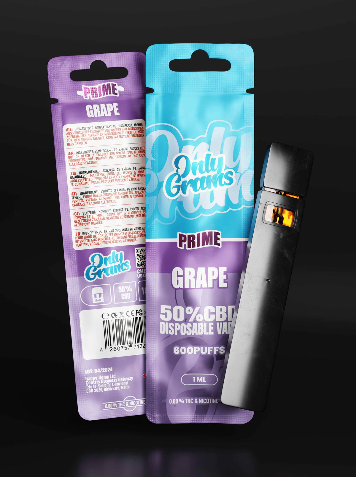 OnlyGrams CBD Vape Grape im Grohandel gnstig kaufen
