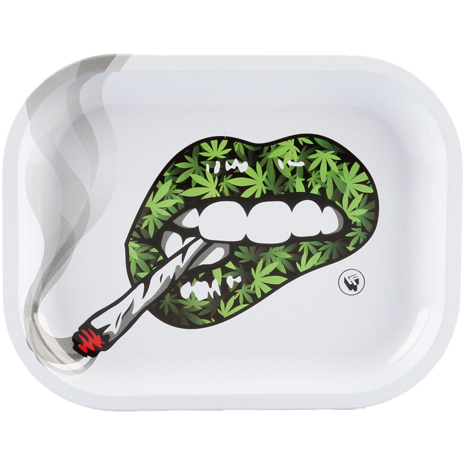 420 Lips Lippen Joint Rolling Tray Drehunterlage Dreh-Tablett Tee Untersetzer Schale Mischeschale