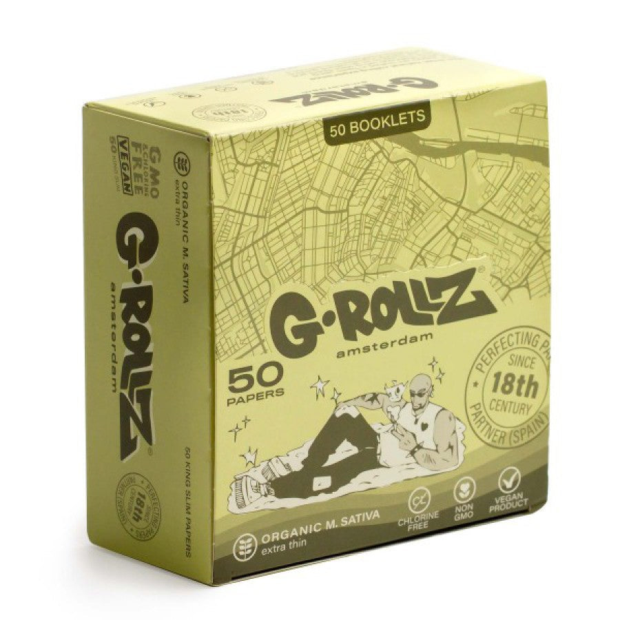 Bamboo Unbleached 2 King Size Papers | G-ROLLZ
