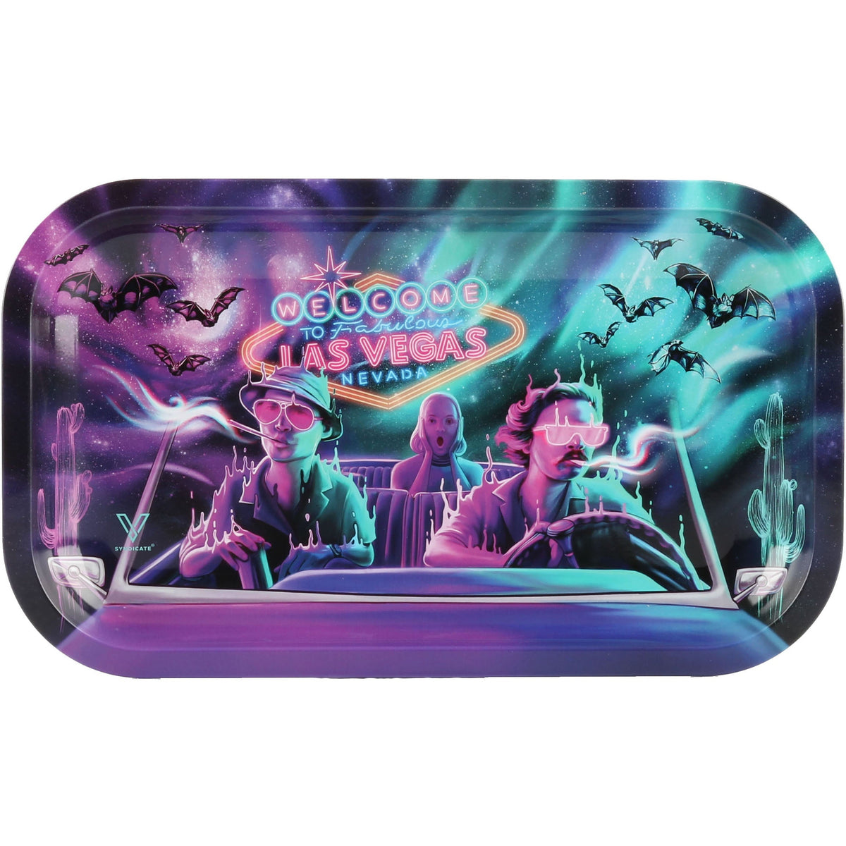 Bat Country Las Vegas Nevada Johnny Depp Rolling Tray Drehunterlage Dreh-Tablett Tee Untersetzer Schale Mischeschale 