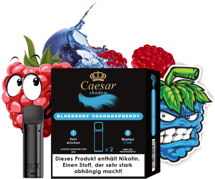 Caesar Pods Blueberry Sourraspberry Großhandel B2B