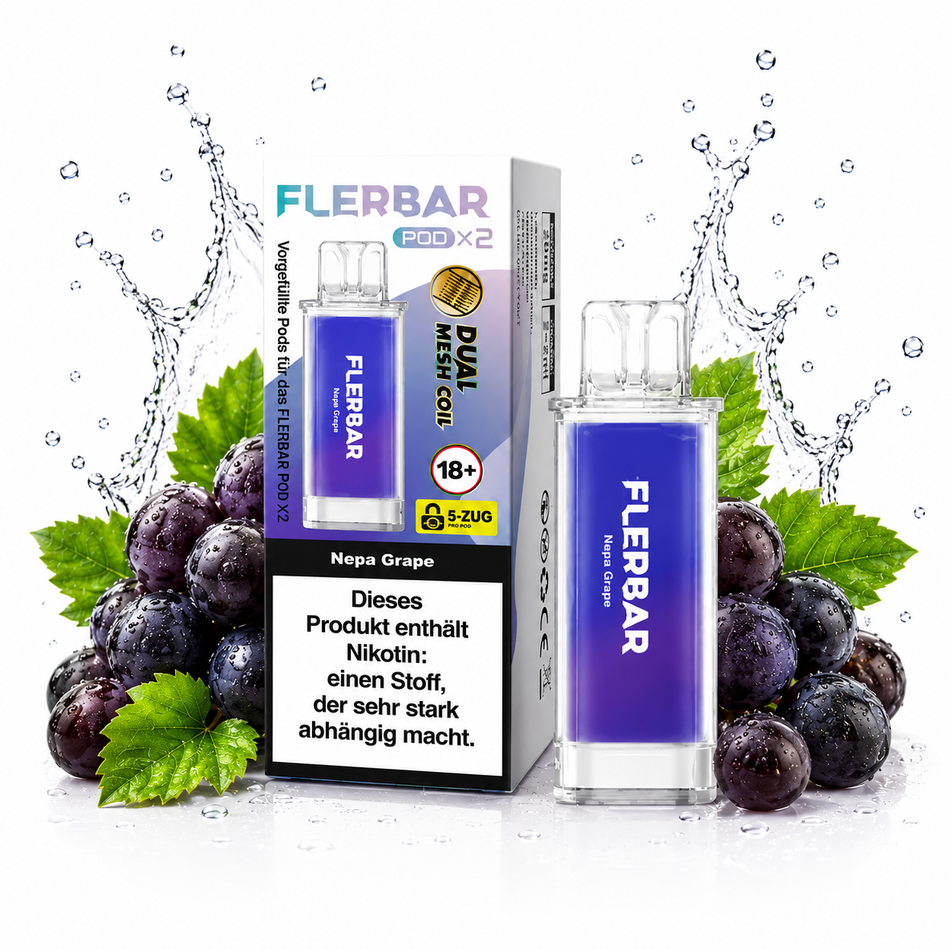 Flerbar Pods | 2 x 2ml | Apple Ice