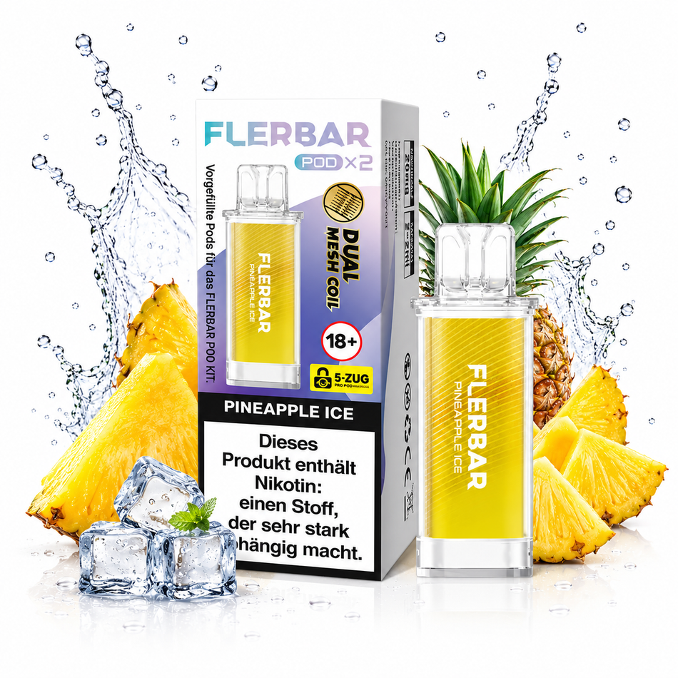 Flerbar Pods | 2 x 2ml | Apple Ice