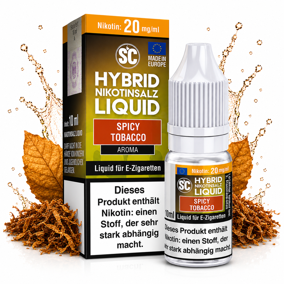 SC Spicy Tobacco Hybrid Nikotinsalz Liquid 10 ml 10 mg/ml