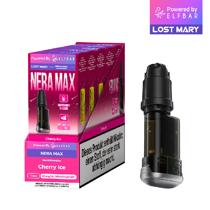 Lost Mary Nera Max | 15K Refill Container Cherry Ice 5er Pack