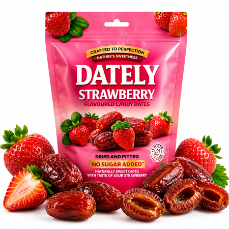 Dately | Candy Dates Strawberry 100g grosshandel