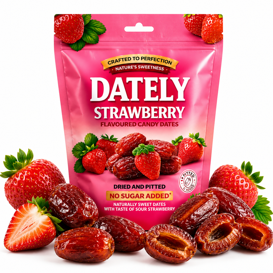 Dately | Candy Dates Strawberry 100g grosshandel