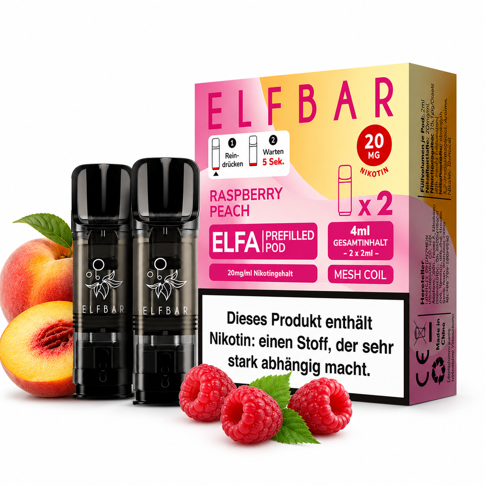 ELFA Pods | Raspberry Peach grosshandel