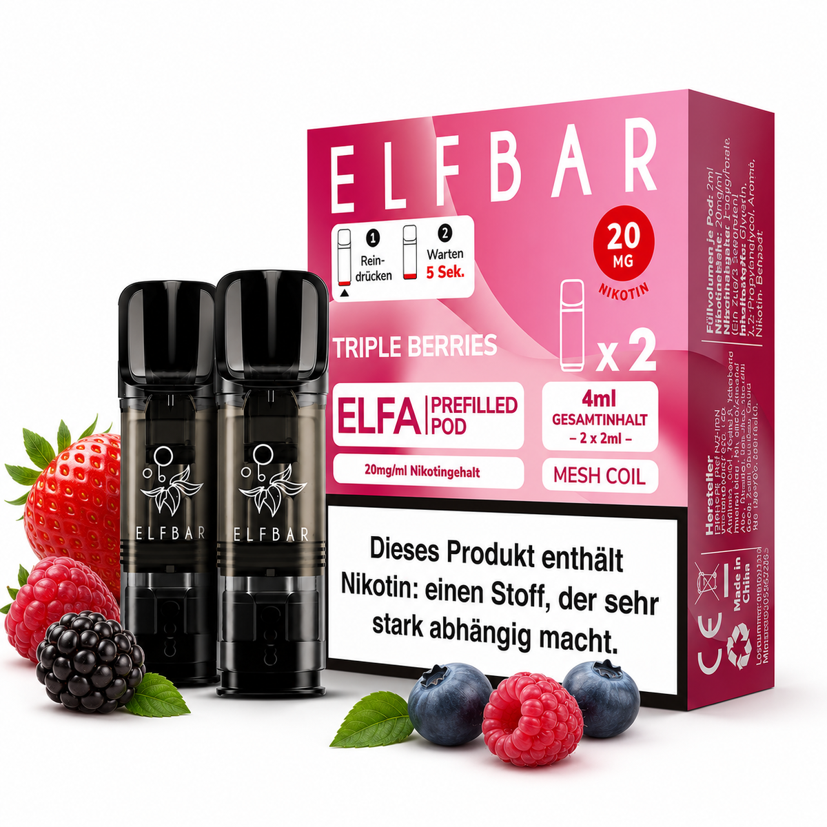 ELFA Pods | Triple Berries grosshandel