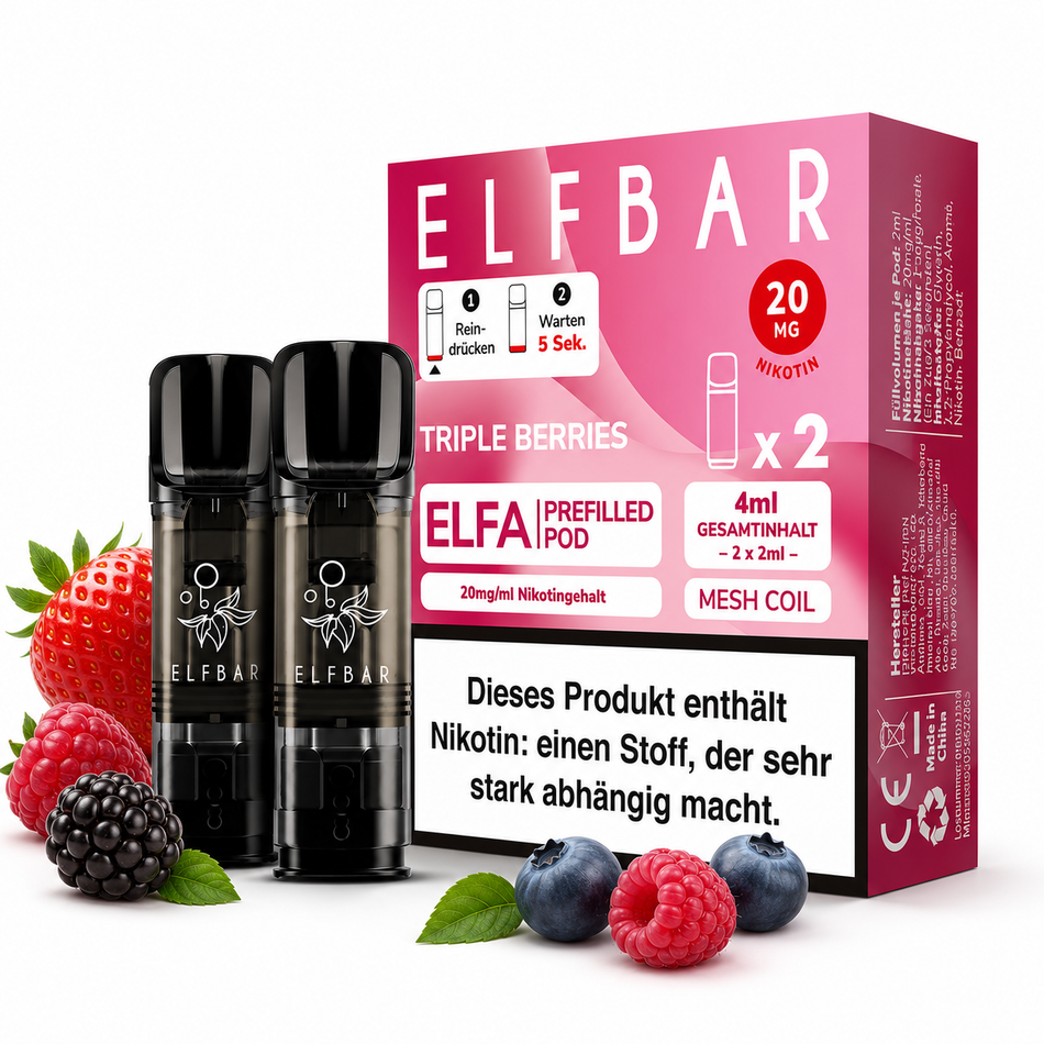 ELFA Pods | Triple Berries grosshandel