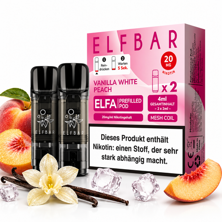 ELFA Pods | Vanilla White Peach grosshandel