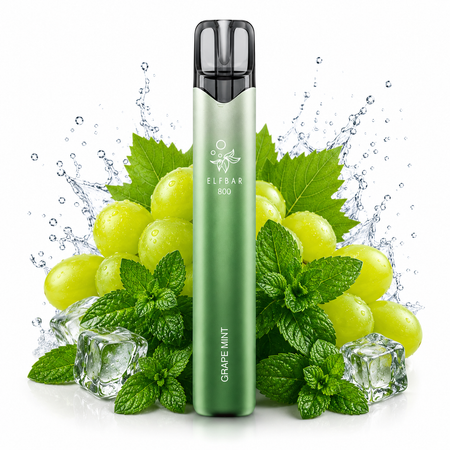 Elfbar 800 | Grape Mint Nikotinfrei grosshandel