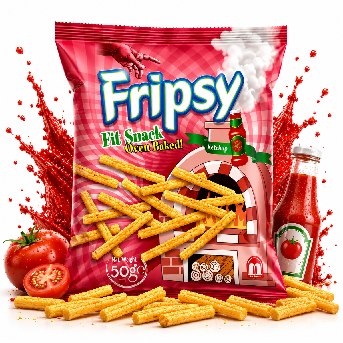 Fripsy | Sticks | Ketshup 40g grosshandel