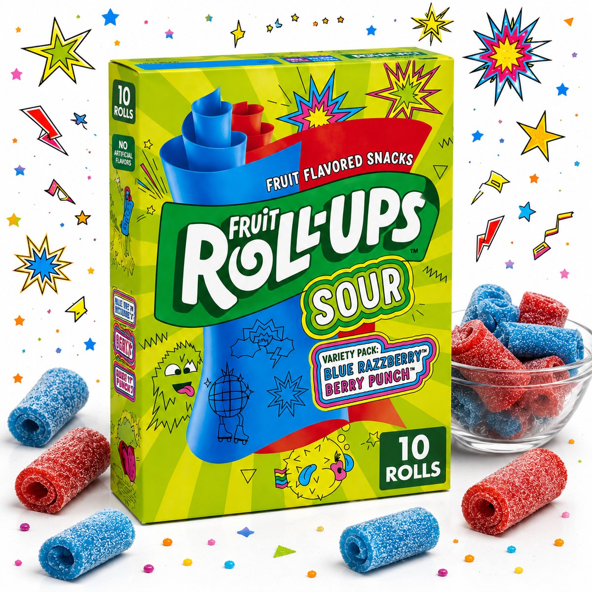 Fruit Roll Ups | Sour 14g grosshandel