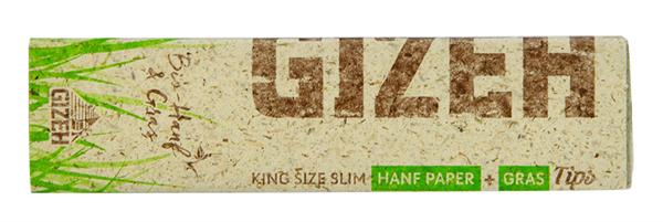 Hanf & Gras King Size Slim Papers + Tips Zigarettenpapier | GIZEH