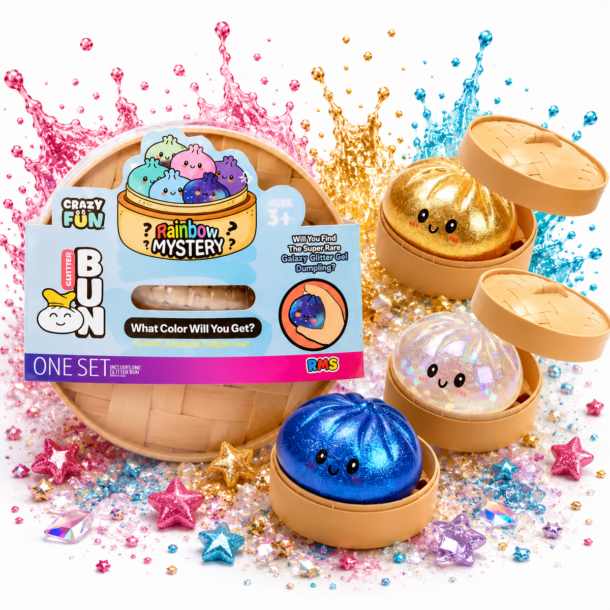 Glitzer Mystery Dumpling Hype Spielzeug 8,5 cm grosshandel