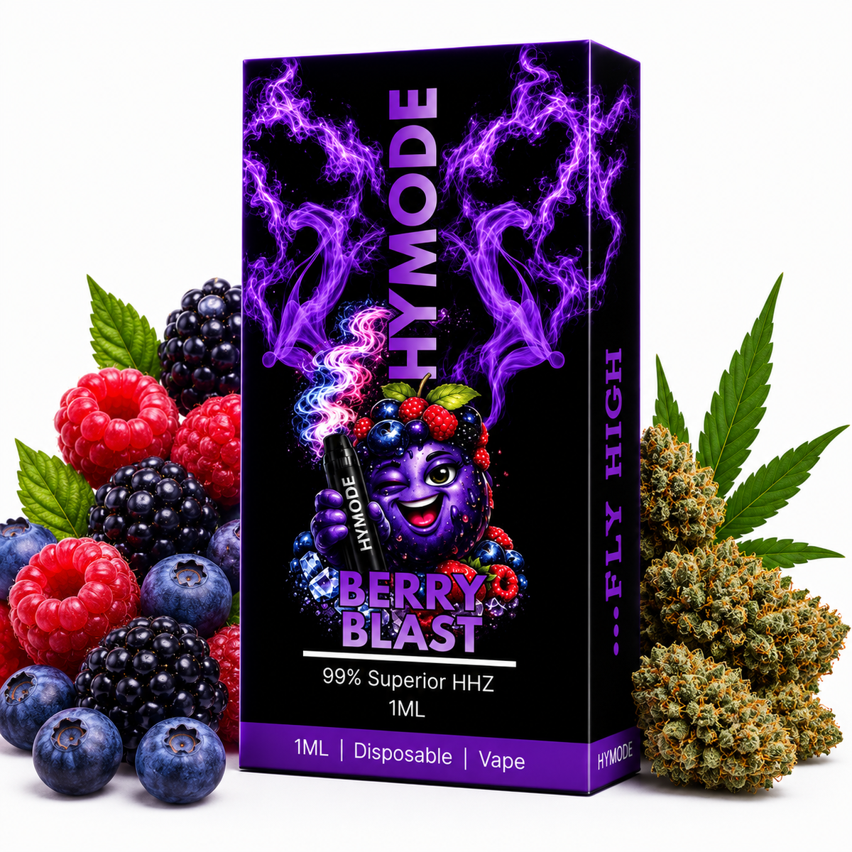 Hymode | 99% Superior HHZ Vape | Berry Blast 1ml grosshandel
