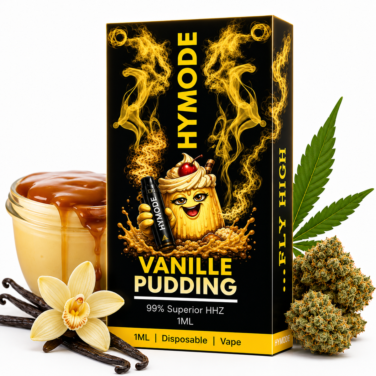Hymode | 99% Superior HHZ Vape | Vanille Pudding 1ml grosshandel