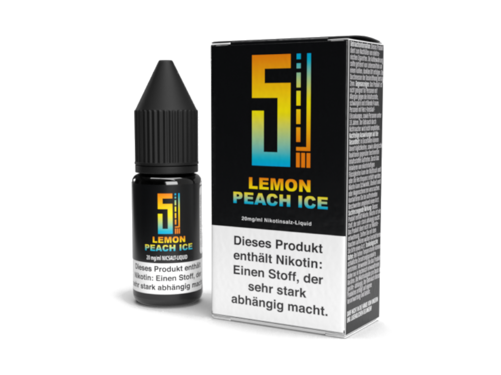 5 tbsp - Lemon Peach Ice - Nicotine Salt Liquid