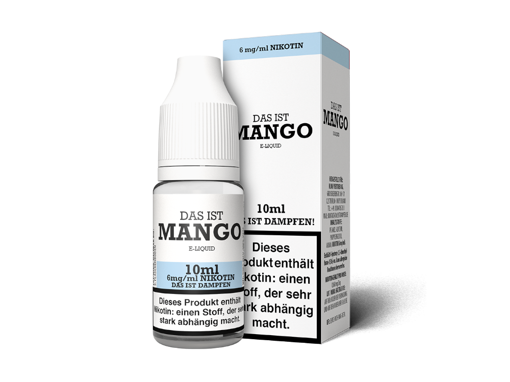 Das ist Dampfen - Mango E-Zigaretten Liquid