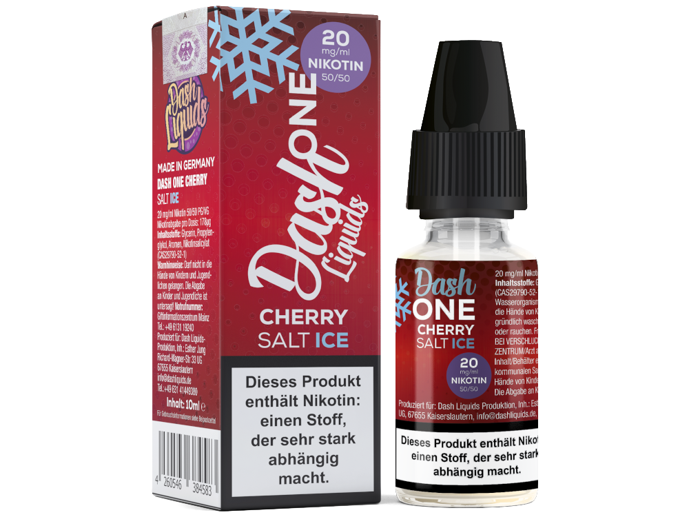 Dash Liquids - One - Cherry Ice - Nikotinsalz Liquid