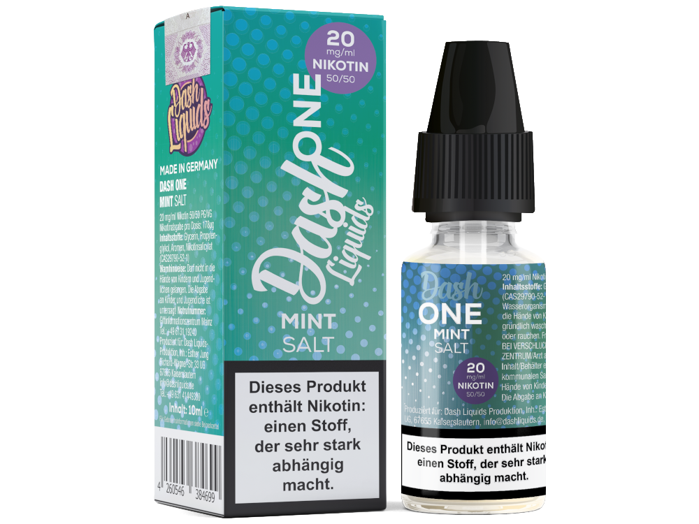 Dash Liquids - One - Mint - Nikotinsalz Liquid
