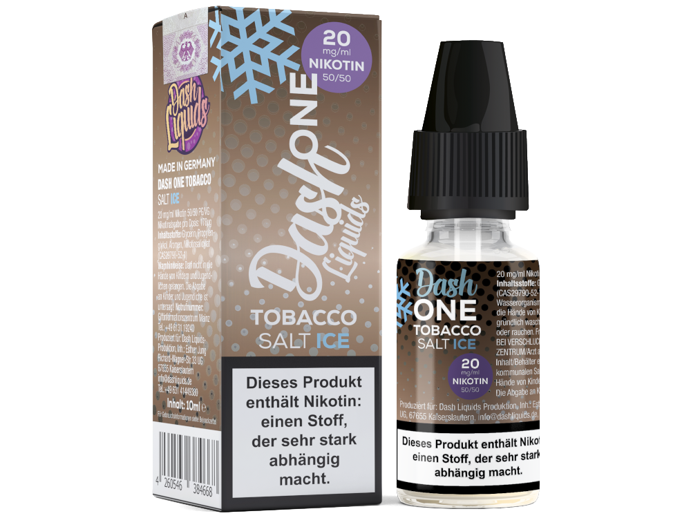 Dash Liquids - One - Tobacco Ice - Nikotinsalz Liquid