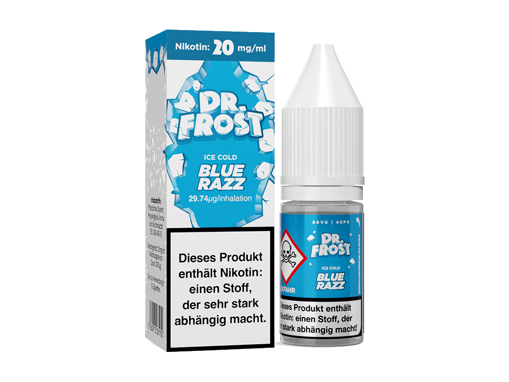 Dr. Frost - Ice Cold - Nikotinsalz Liquid - Blue Razz