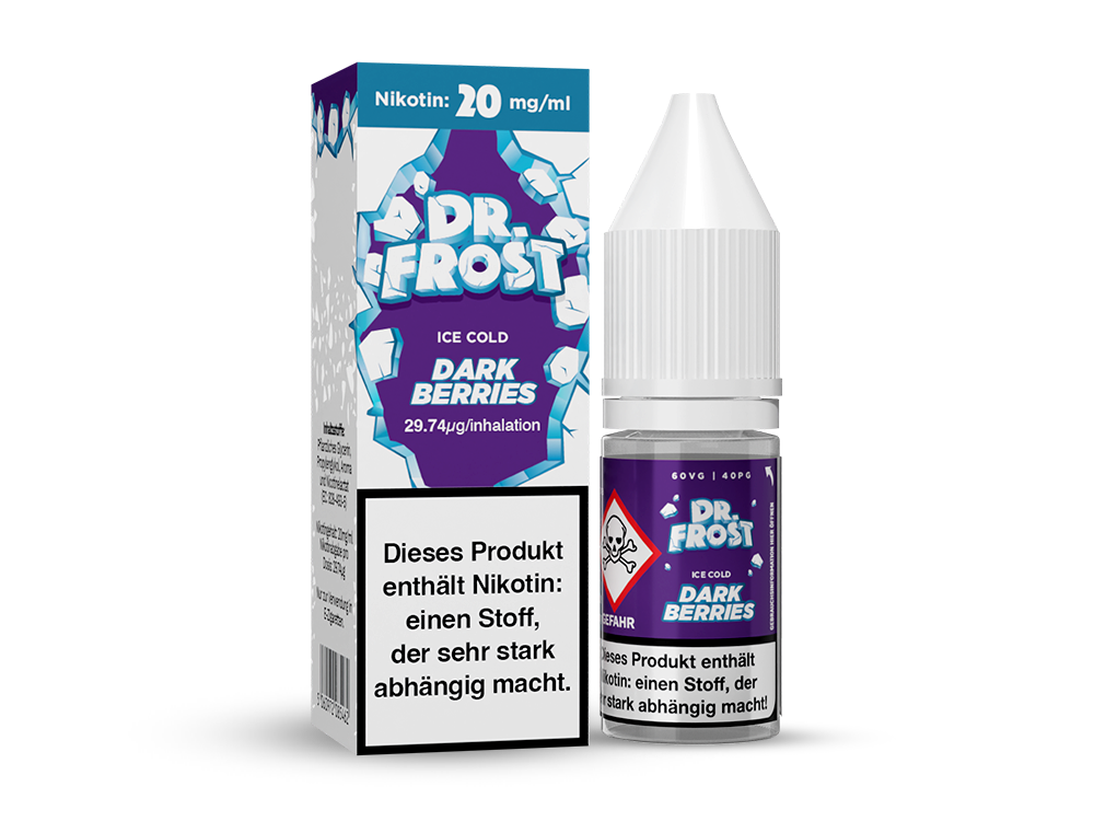 Dr. Frost - Ice Cold - Nikotinsalz Liquid - Dark Berries