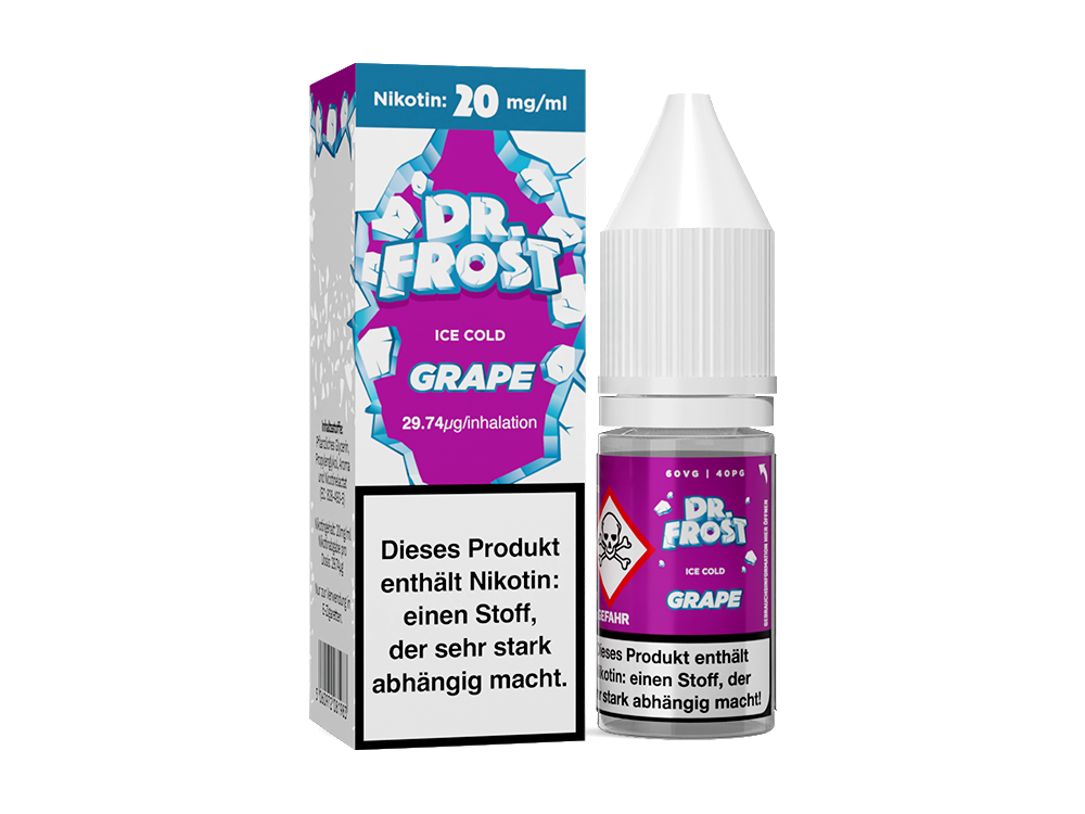 Dr. Frost - Ice Cold - Nikotinsalz Liquid - Grape