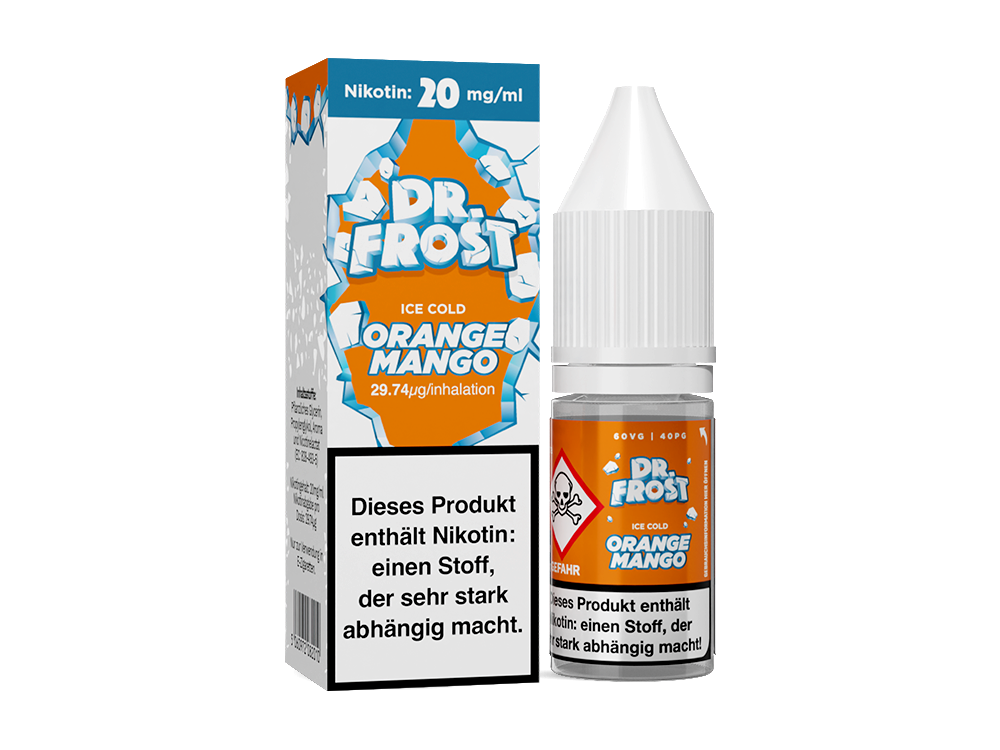 Dr. Frost - Ice Cold - Nikotinsalz Liquid - Orange Mango