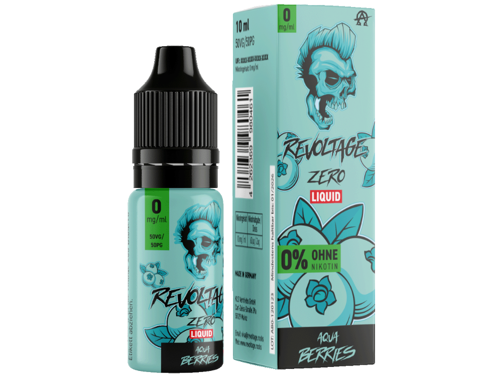 Revoltage - Tobacco Gold - Hybrid Nikotinsalz Liquid - Aqua Berries
