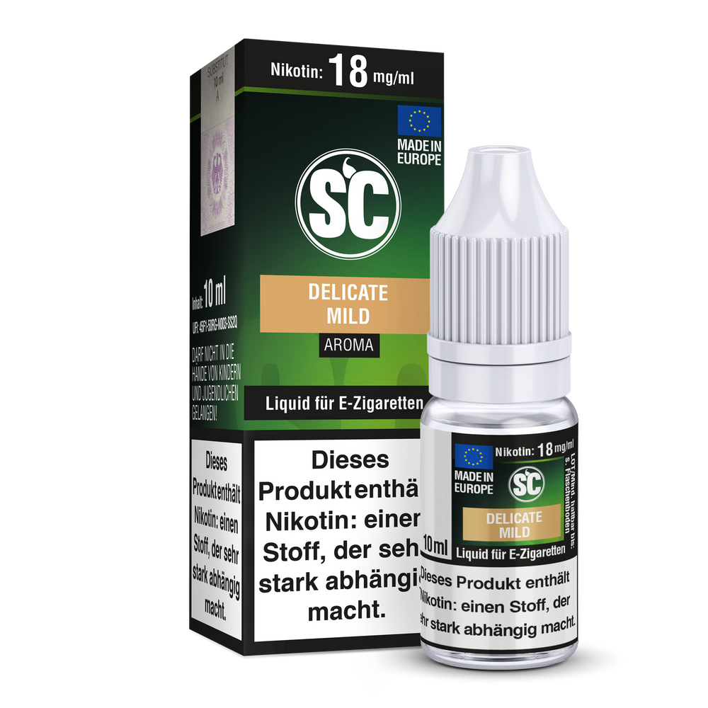 SC - Delicate Mild Tabak E-Zigaretten Liquid
