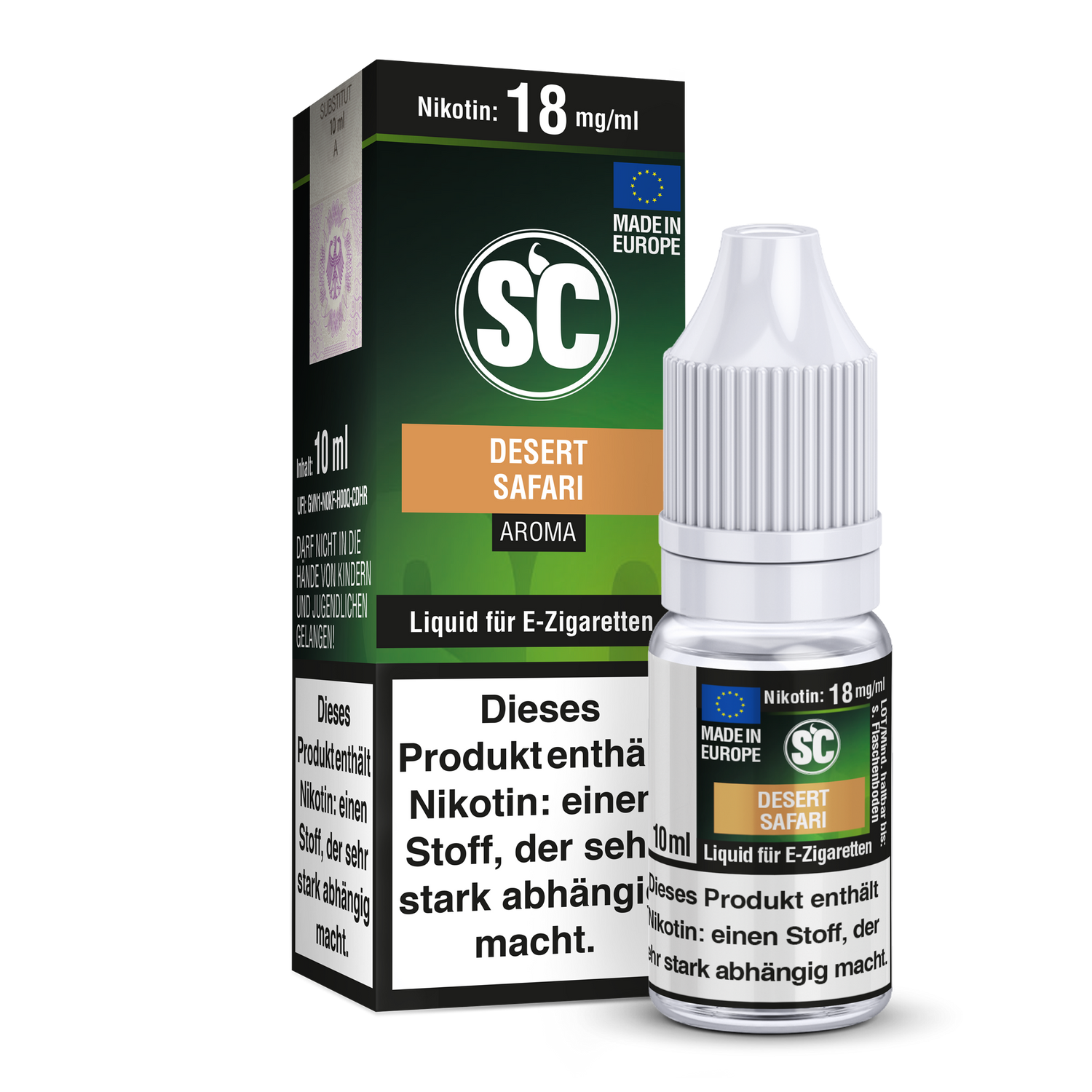 SC - Desert Safari Tobacco E-Cigarette Liquid