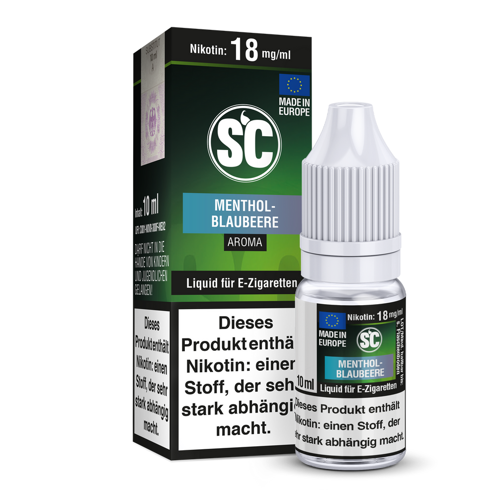 SC - Menthol-Blaubeere E-Zigaretten Liquid