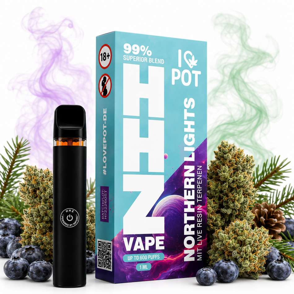 I LOVE POT HHZ VAPE | Northern Lights 1ml grosshandel