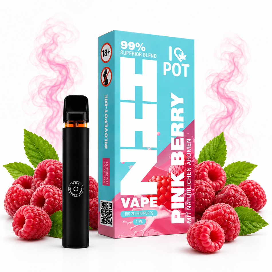 I LOVE POT HHZ VAPE | Pink Berry 1ml grosshandel
