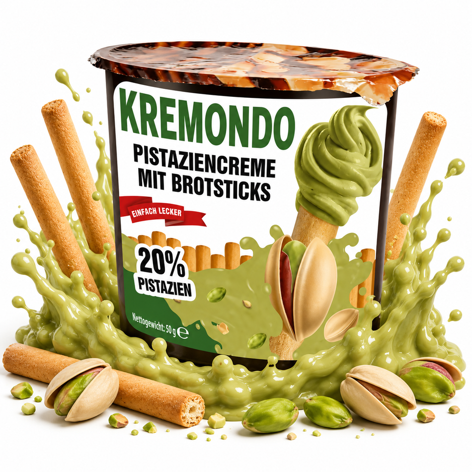 Kremondo | Brotsticks Pistaziencreme 50g grosshandel