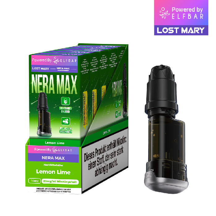Lost Mary Nera Max | 15K Refill Container Lemon Lime 5er Pack