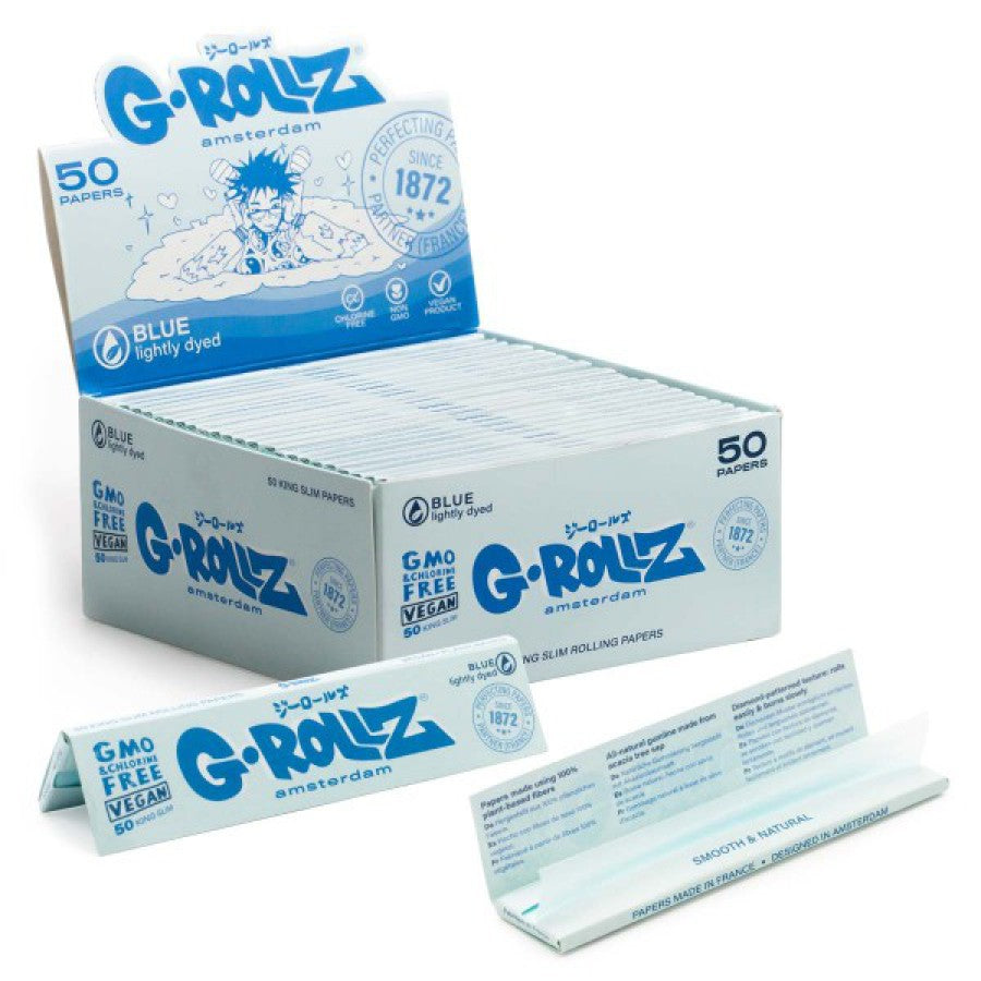 Lightly Dyed Blue King Size Papers von G-ROLLZ Großhandel B2B