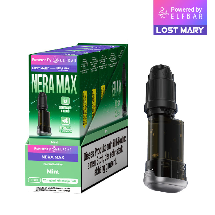 Lost Mary Nera Max | 15K Refill Container Mint 5er Pack