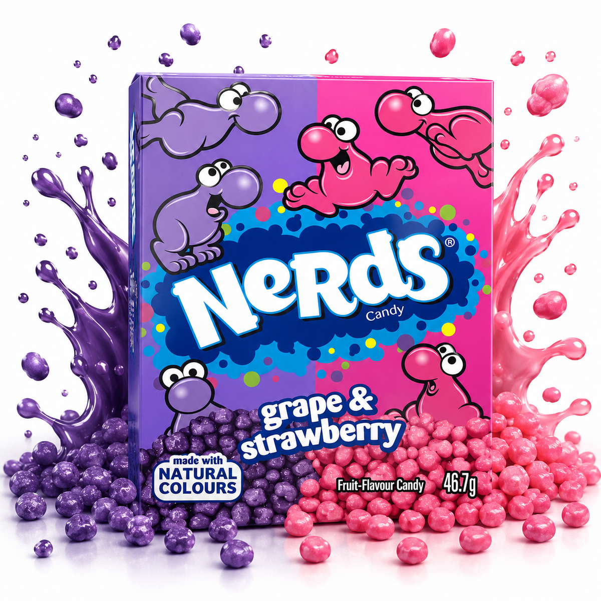 Nerds | Grape & Strawberry 46g grosshandel