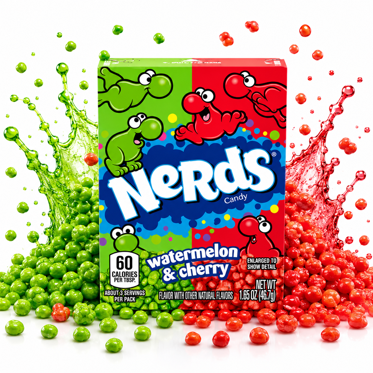 Nerds | Watermelon & Cherry 46g grosshandel