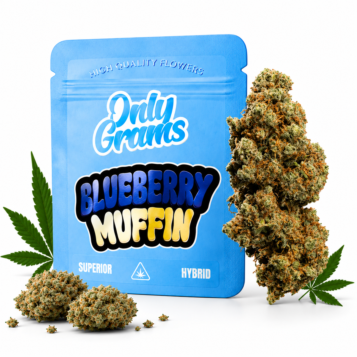 Only Grams Blüten | 40% Superior Blend | Blueberry Muffin 1g grosshandel
