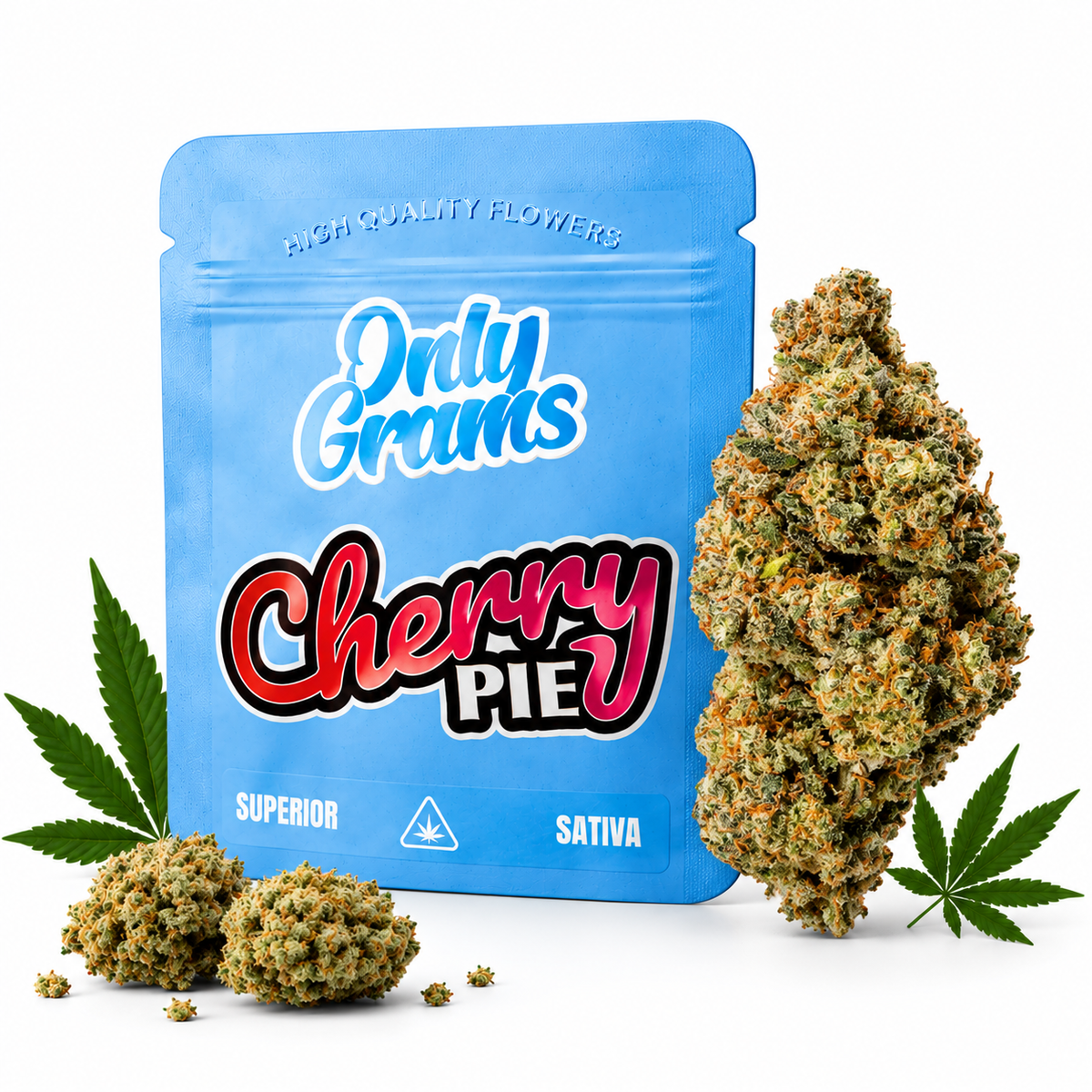 Only Grams Blüten | 40% Superior Blend | Cherry Pie 1g grosshandel