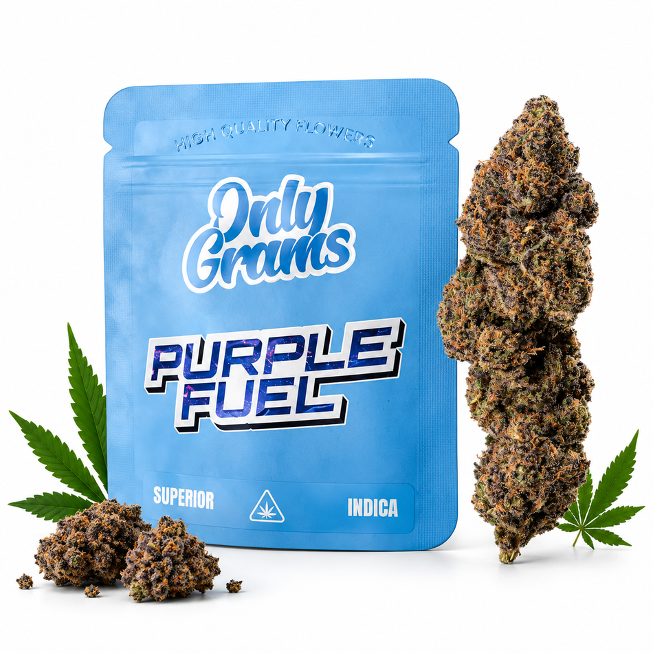 Only Grams Blüten | 40% Superior Blend | Purple Fuel 1g grosshandel