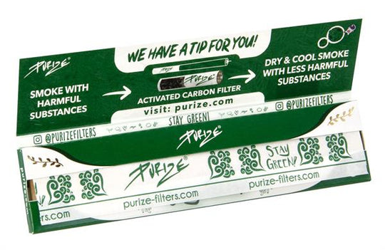 BROWN King Size Slim Papers | 50er Box | PURIZE®
