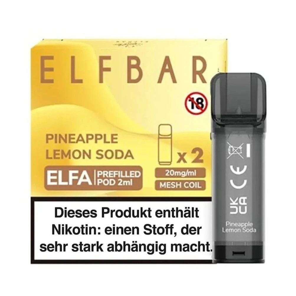Elf Bar ELFA Pineapple Lemon QI Pods im Großhandel günstig kaufen