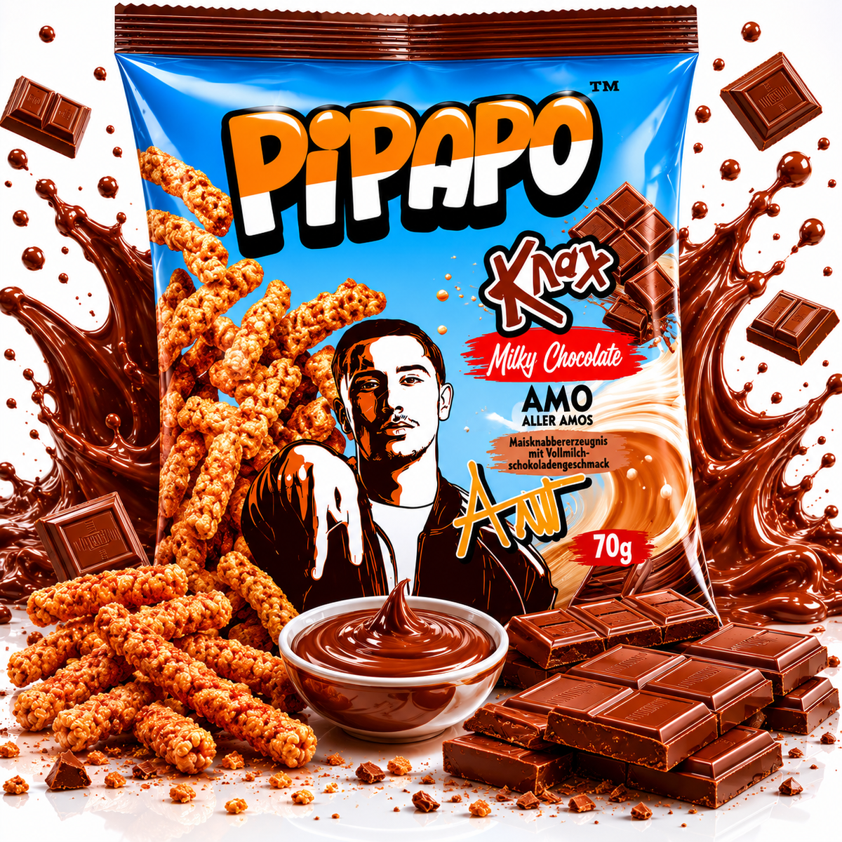 Pipapo | Knax |  Milky Chocolate 70g grosshandel